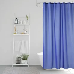 Etol Design Match shower curtain, sky Blue Outlet