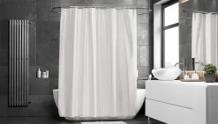 Etol Design Match shower curtain, White Clearance