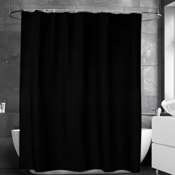 Etol Design Match Shower curtain 200x240 cm, extra high Black