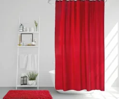 Etol Design Match Shower curtain 200x240 cm, extra high Red Clearance