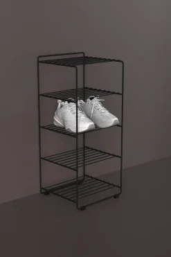Maze Shoescraper shoe shelf, Black New