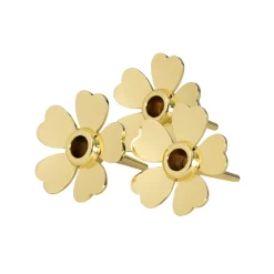 Design House Stockholm Me to You candle holder 3-pack, Gold Gold-coloured Outlet