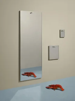 Massproductions Memory mirror, Large 45x120 cm Silver-coloured Clearance