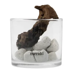Meraki diffuser lava stone and wood, White Clearance