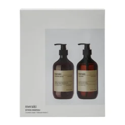 Meraki gift set hand soap and dish soap, Exfoliating Northern star, Blossom breeze White Sale