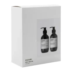 Meraki gift set hand soap with hand lotion, Silky Mist Grey