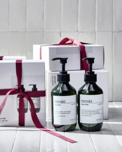 Meraki gift set hand soap with hand lotion, Anti-odour White Clearance