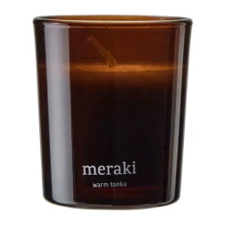 Meraki scented candles 12 hours 2-pack, Warm tonka Brown Online