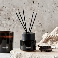 Meraki Scented Sticks 100 ml, Dark wood Brown Sale