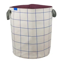 Mette Ditmer Mesh laundry basket Ø40x50 cm, Cobalt-sand BeigeRed Outlet