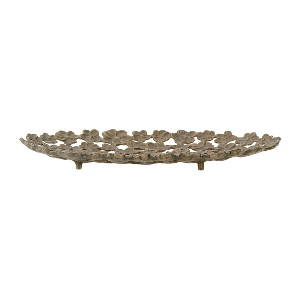 Bloomingville Micha decorative tray 25x43.5 cm, Gold Gold-coloured