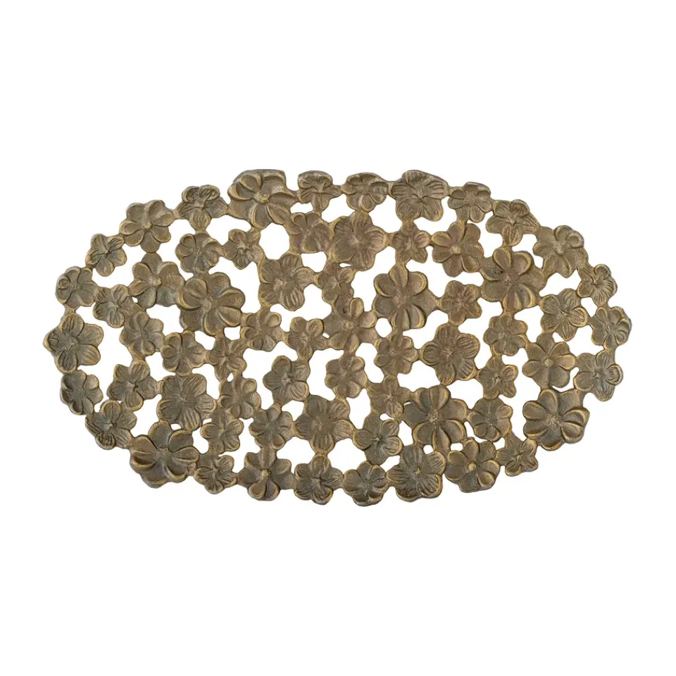 Bloomingville Micha decorative tray 25x43.5 cm, Gold Gold-coloured