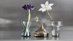 Orrefors Midsummer Mini Vase Peach-leaved Bellflower, 86 mm Transparent Best