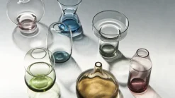 Orrefors Midsummer Mini Vases 7 pieces, Multi Transparent New