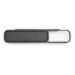 Brabantia MindSet Toilet paper holder with shelf, Mineral Infinite Grey