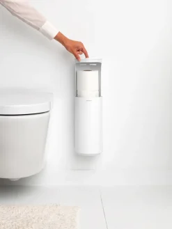 Brabantia MindSet Toilet roll holder, Mineral Fresh White