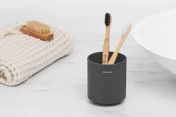 Brabantia MindSet Tooth brush holder, Mineral Infinite Grey Clearance