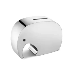 Georg Jensen Miniphant money box 6x8,7 cm, Stainless steel Silver-coloured Sale