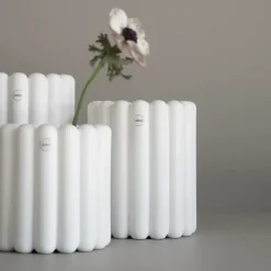 DBKD Mist flower pot small Ø19x19 cm, White Discount