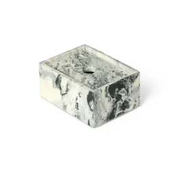 Ferm Living Mist storage box 7,5x10 cm, Emerald-off white Grey New