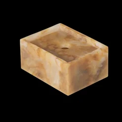 Ferm Living Mist storage box 7,5x10 cm, Sugar kelp Brown