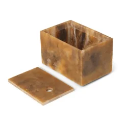 Ferm Living Mist storage box 10x15 cm, Sugar kelp Brown Best