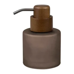Mette Ditmer Modest Soap Dispenser Low, Walnut Brown Clearance