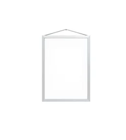 MOEBE frame A4 22.6x31.3 cm, Brushed aluminium Silver-coloured Hot