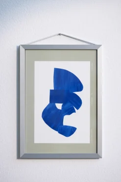 MOEBE frame A4 22.6x31.3 cm, Brushed aluminium Silver-coloured Hot