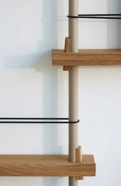 MOEBE magazine rack, Oak- Grey Online