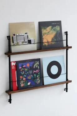 MOEBE magazine rack, Smoked oak- Green Sale