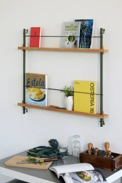 MOEBE magazine rack, Smoked oak- Green Sale