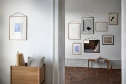 MOEBE oak frame 40x50 cm, Transparent. Wood. Black BrownBlack Best