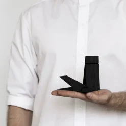 MOEBE Pinch wooden clip, painted oak Black