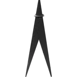 MOEBE Pinch wooden clip, painted oak Black