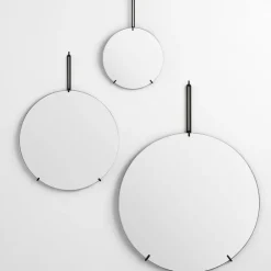 MOEBE Wall mirror Ø 30 cm, Black Clearance