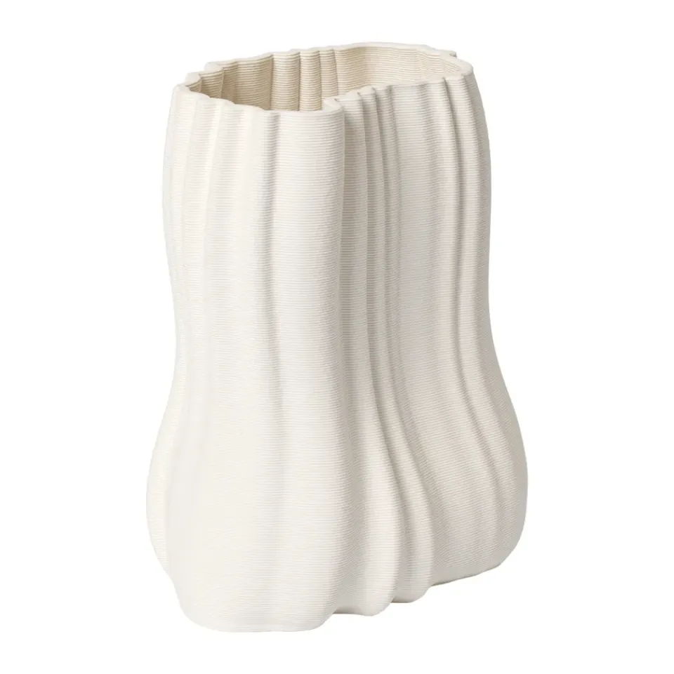 Ferm Living Moire vase 20 cm, Off- White Best