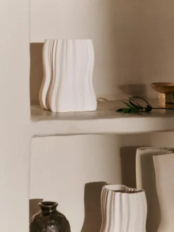 Ferm Living Moire vase 20 cm, Off- White Best
