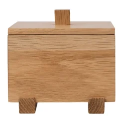 Ferm Living Moku ash, Untreated oak, 10x11x9.5 cm Beige Sale