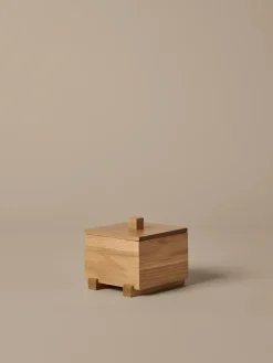 Ferm Living Moku ash, Untreated oak, 10x11x9.5 cm Beige Sale