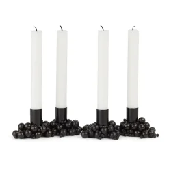 Gejst Molekyl candlestick 4, Black Clearance