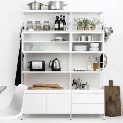 Zweed Molto High shelving system, , 1 section White Discount