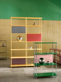 Montana Free 30000 shelf, 152 Parsley structured-chrome GreenSilver-coloured Hot