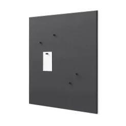 Montana noticeboard 69.6x69.6 cm, Coal Grey