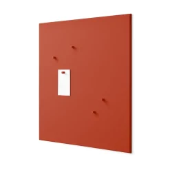 Montana noticeboard 69.6x69.6 cm, Rosehip Orange Clearance