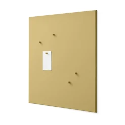 Montana noticeboard 69.6x69.6 cm, Cumin Yellow Hot