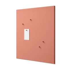 Montana noticeboard 69.6x69.6 cm, Rhubarb Pink New