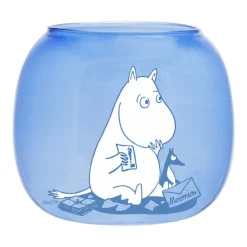 Muurla Moomin lantern/bowl Ø9 cm, Blue