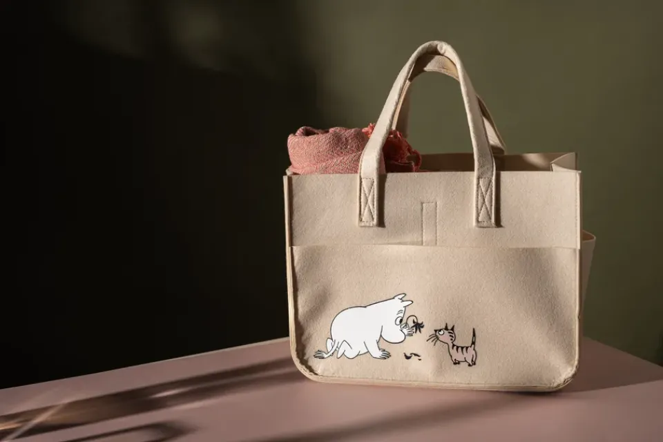 Muurla Moomin pets storage basket 25x40 cm, Beige Hot