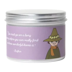 Pluto Design Moomin scented candle small 20 h, Snufkin Purple New